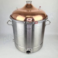 Куб перегонный ЛЮКС 50л с медной крышкой 2"