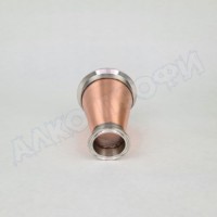 Переходник кламп-кламп МЕДНЫЙ 2" - 4"